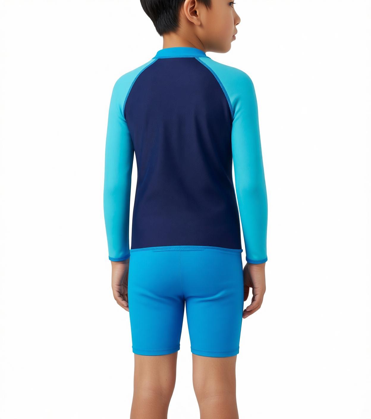 Alternative view of TYR小童防曬游泳長袖兩件裝
