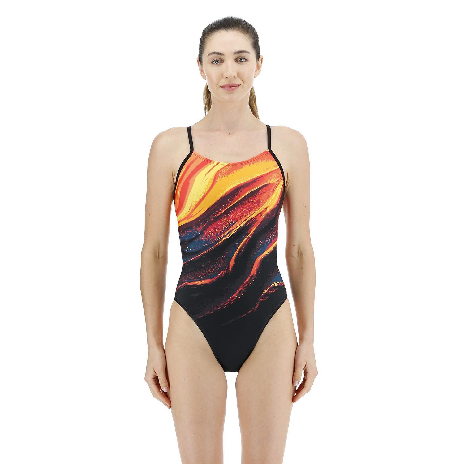 TYR女士一件頭泳衣 - VESUVIUS