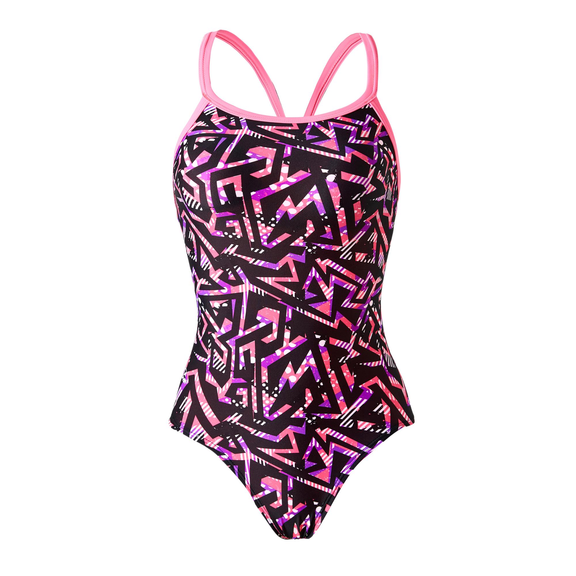 Dolphin 女士一件頭泳衣 - 流光剪影