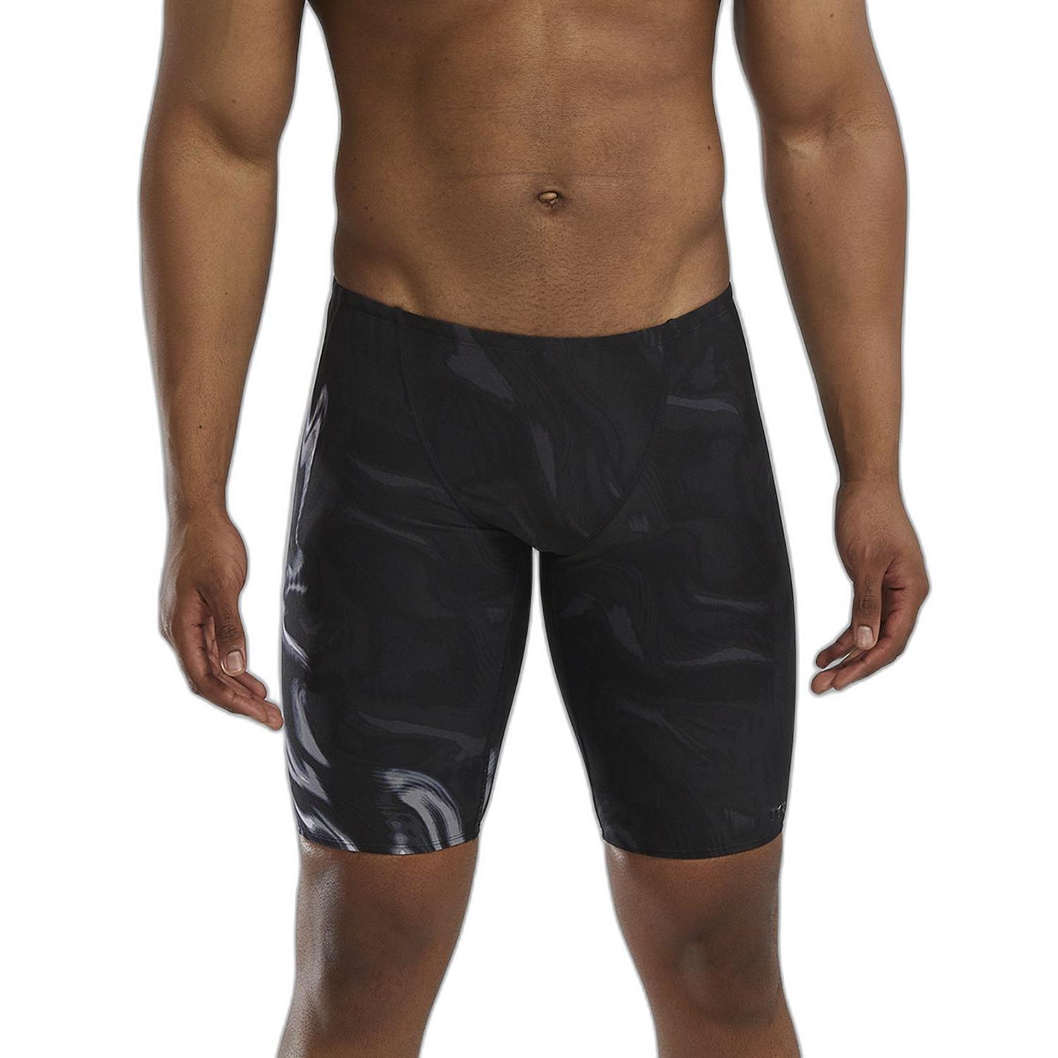 TYR男士迷彩及膝泳褲 - Vaporwave