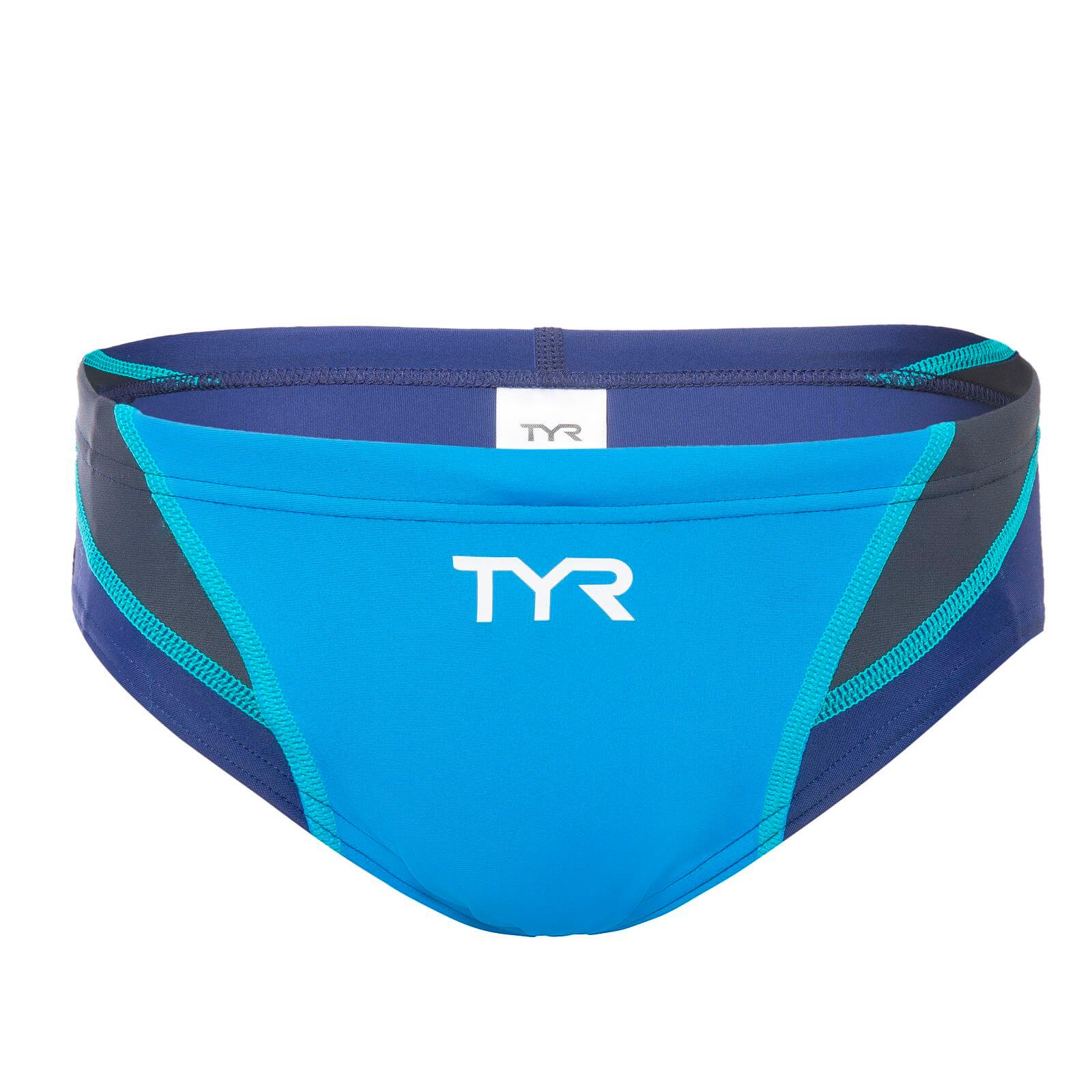 TYR訓練三角拼色泳褲