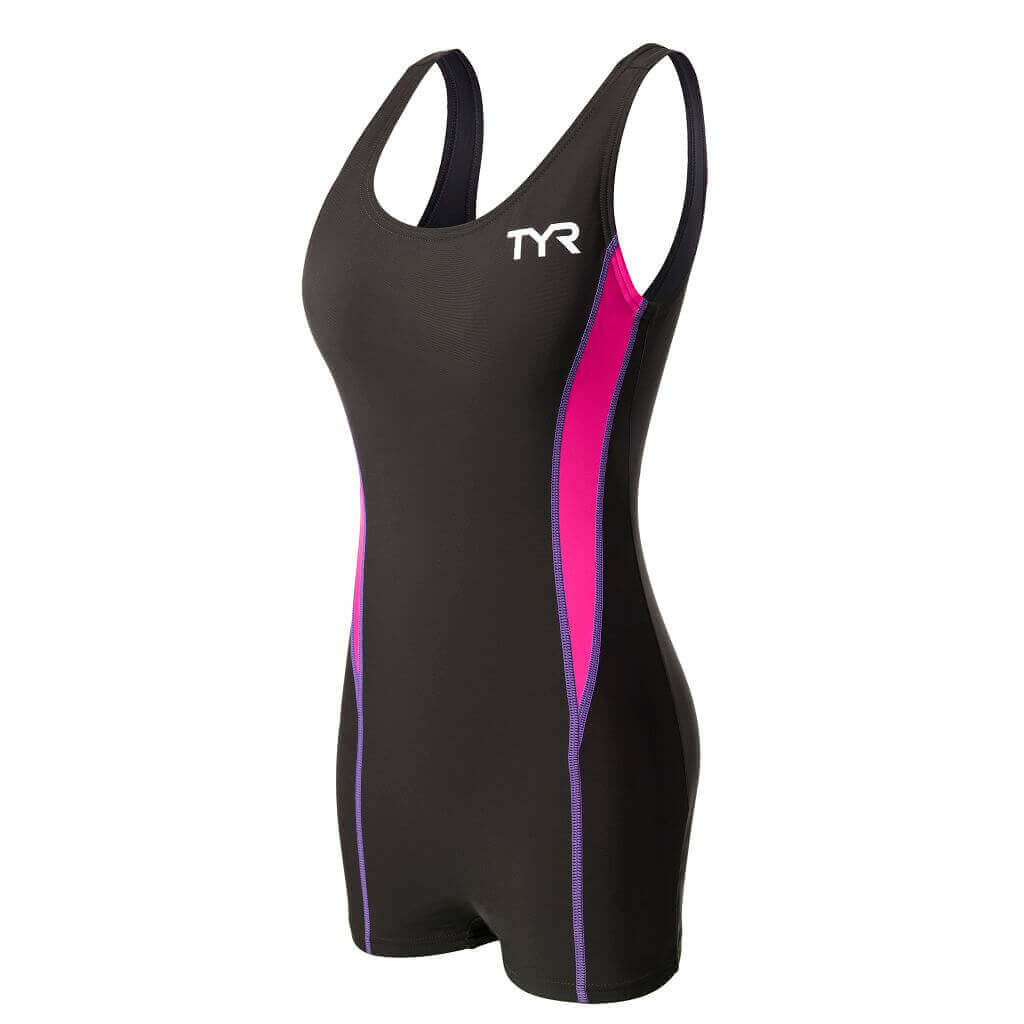 TYR女士拼花小平腳泳衣 - Image 4