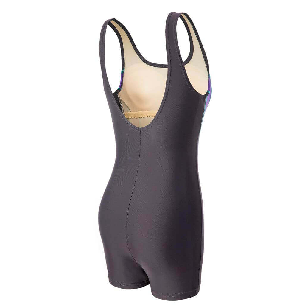 TYR女士拼花小平腳泳衣 - Image 3