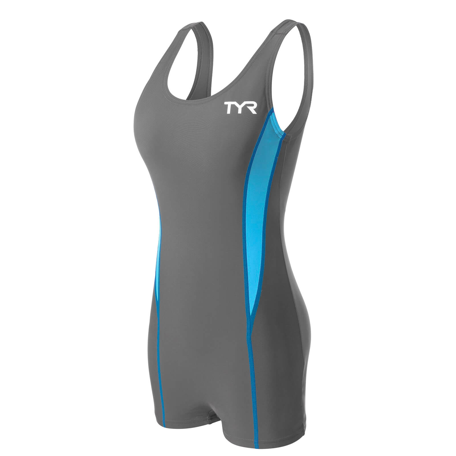 TYR女士拼花小平腳泳衣 - Image 6