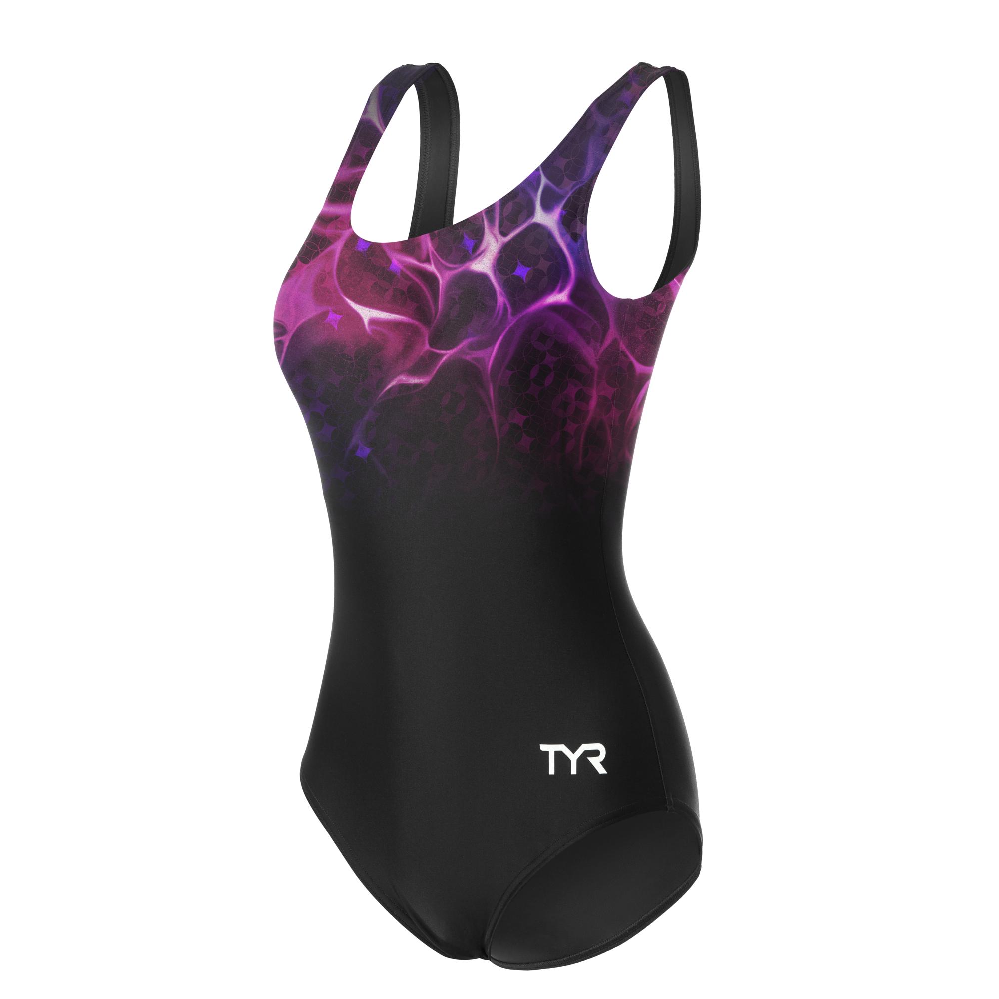 TYR女士暗印花一件頭泳衣