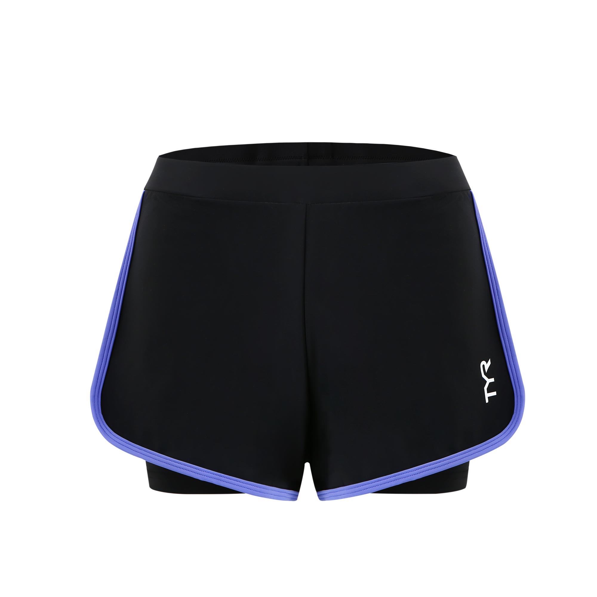 TYR女裝游泳跑步兩用短褲