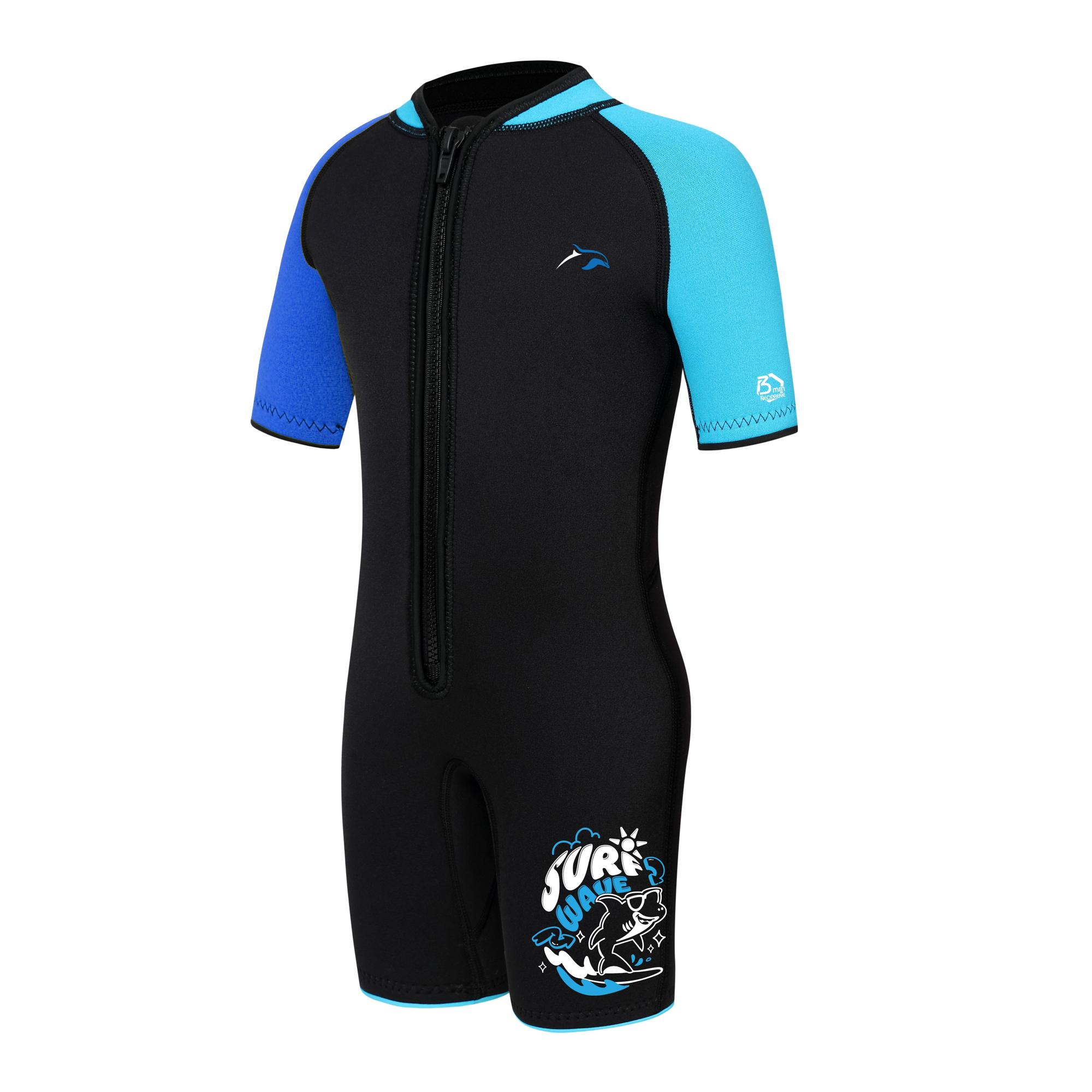 Dolphin前拉幼童保暖衣防寒衣3mm