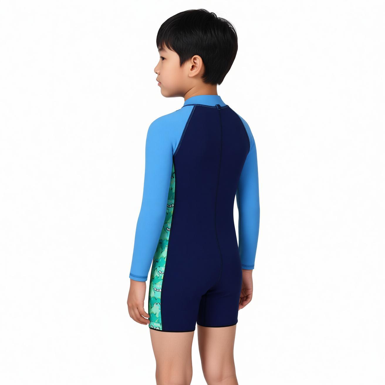 兒童抓毛袖1.8mm游泳保暖夾衣 - Image 3