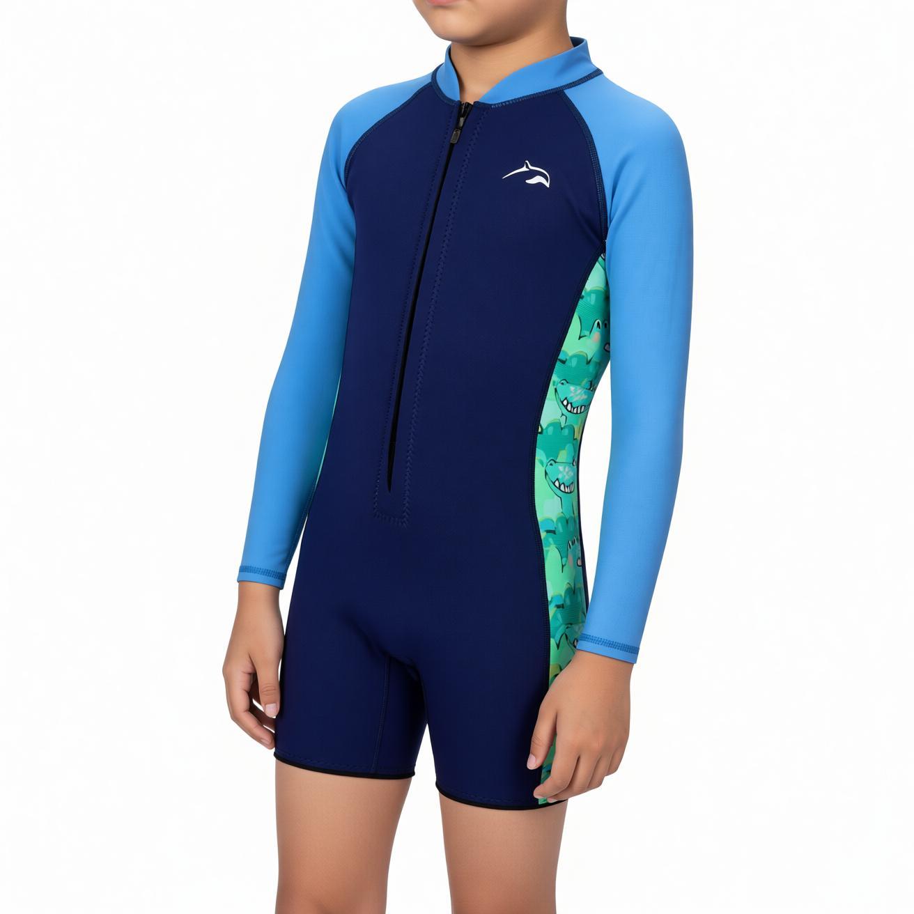 兒童抓毛袖1.8mm游泳保暖夾衣 - Image 2