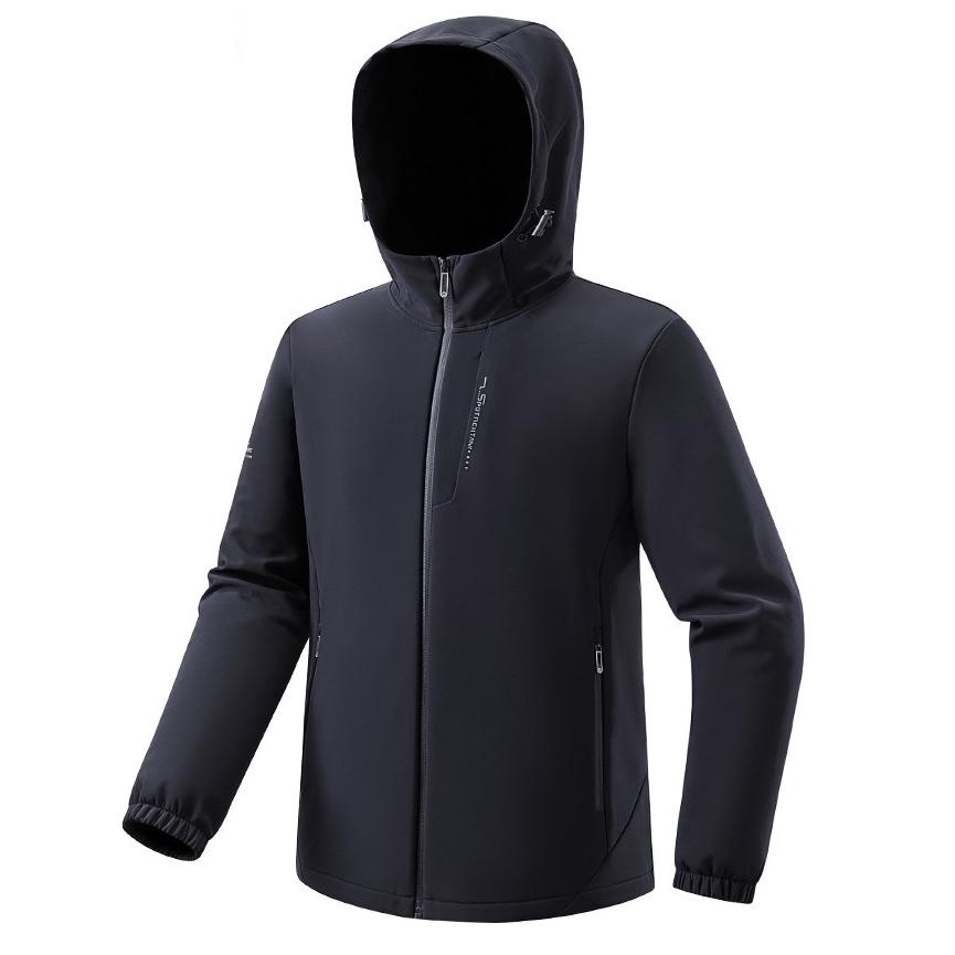 男士戶外防潑水軟売外套