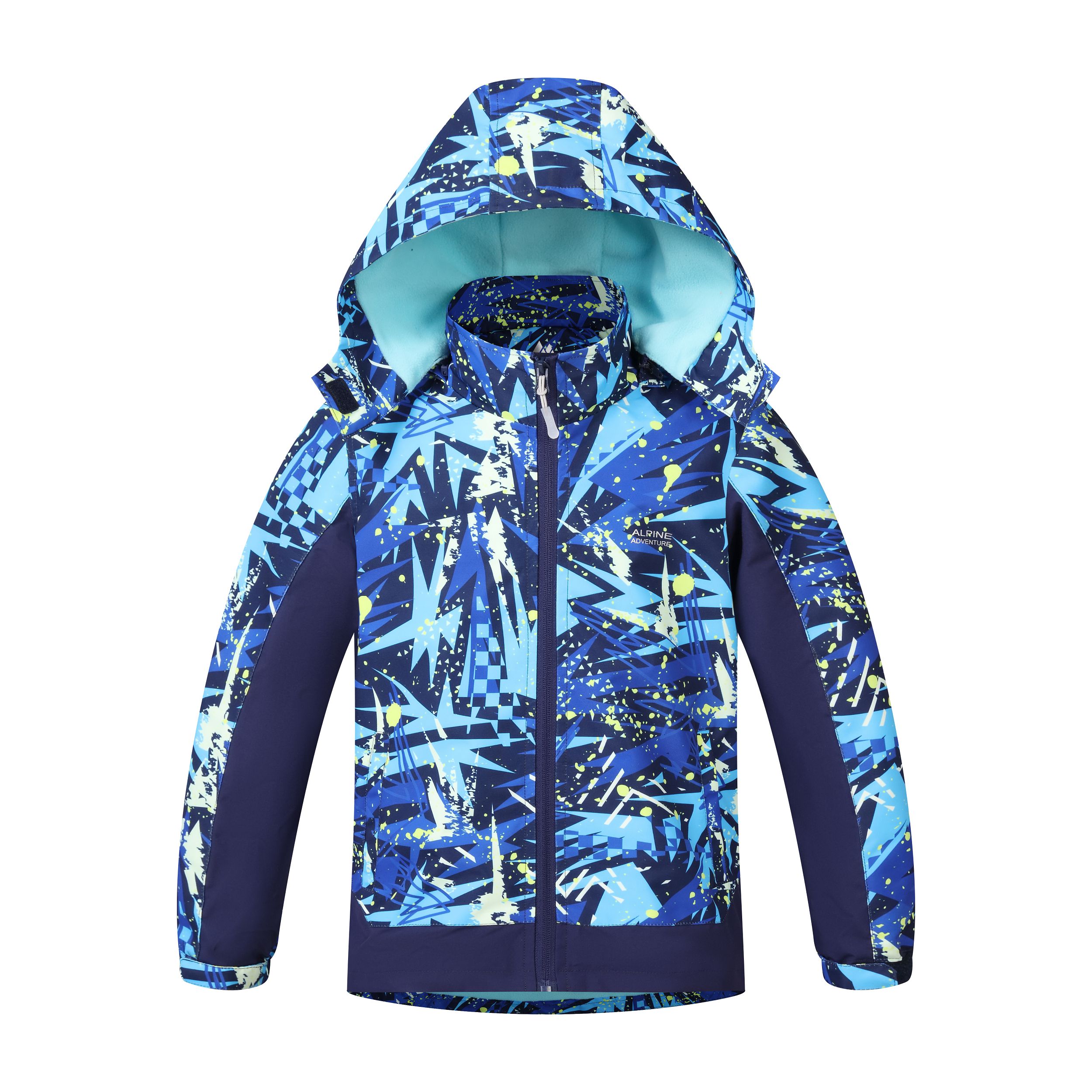 童裝加厚抓毛底防潑水外套