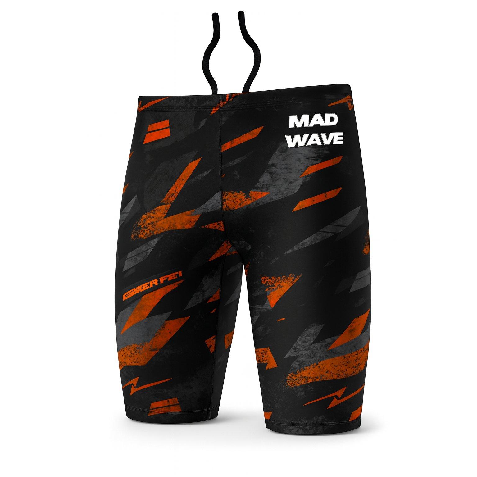 Mad Wave少年低腰及膝泳褲 PBT B8