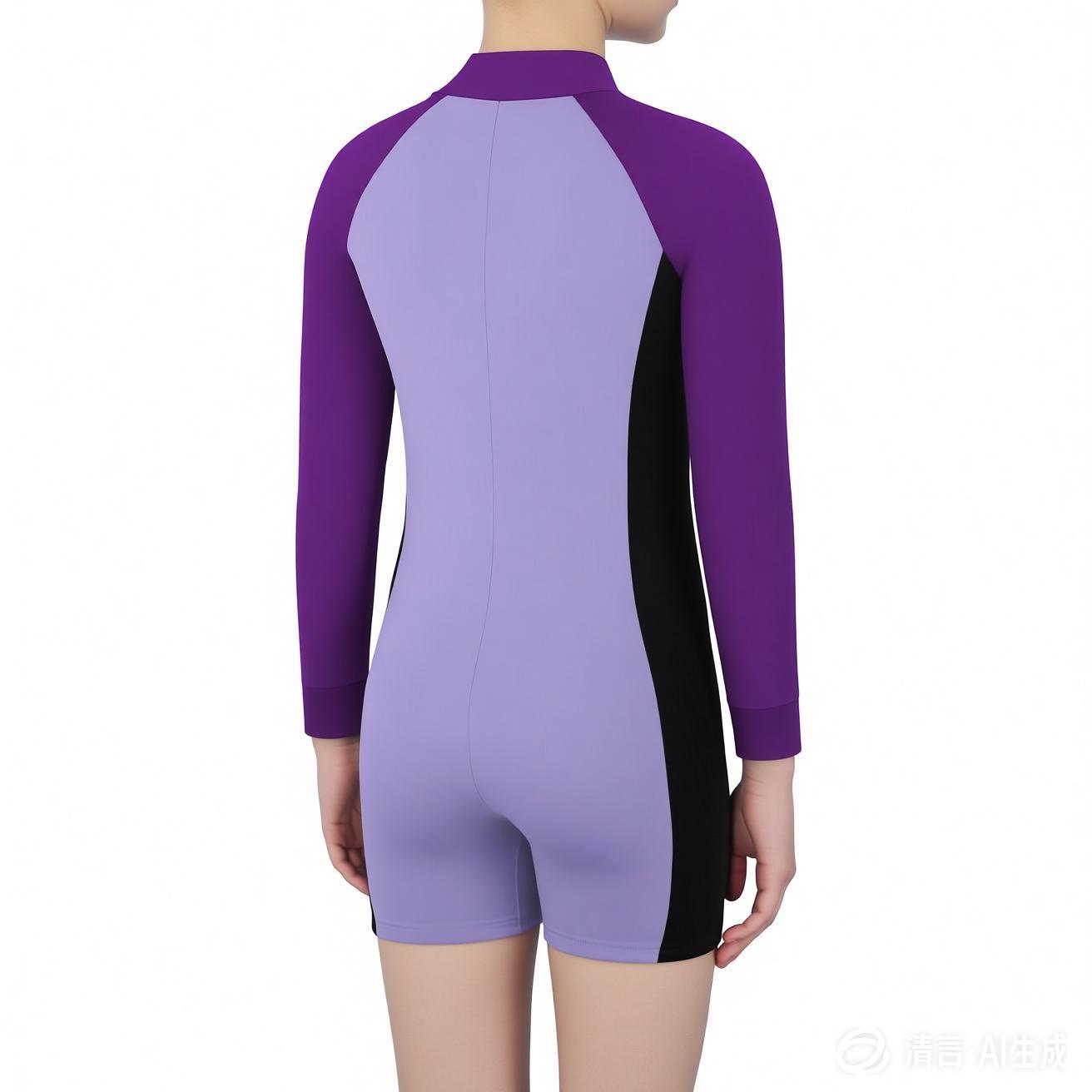 TYR童裝保暖防曬連身長袖泳衣 - Image 11