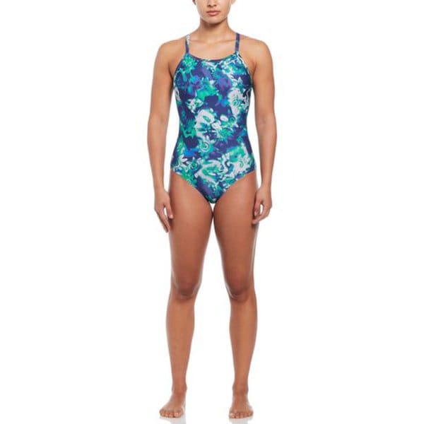 Nike Swim 女装初阶连身印花泳衣 - 图片 5