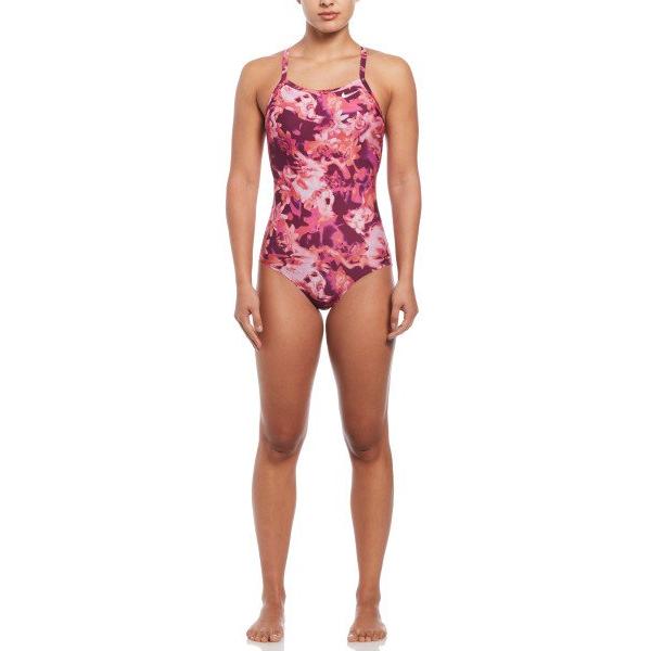 Nike Swim 女装初阶连身印花泳衣 - 图片 9