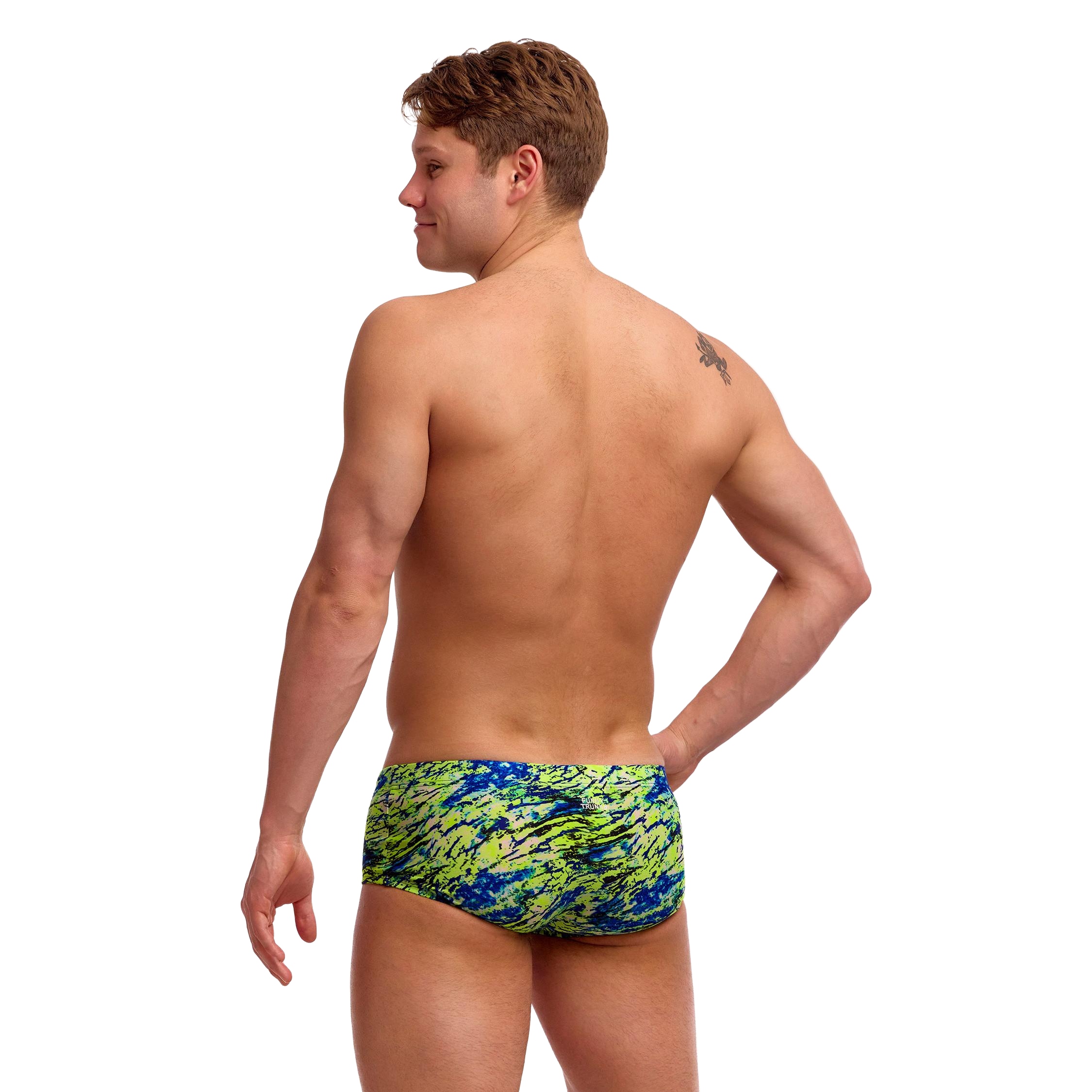 Alternative view of Funky Trunks男士平腳泳褲 - SCALED BACK