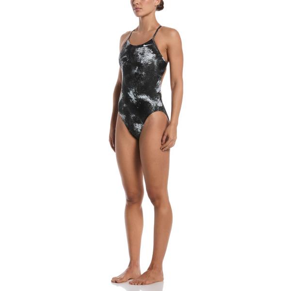 Nike Swim 女士交叉背泳衣:圖片 4