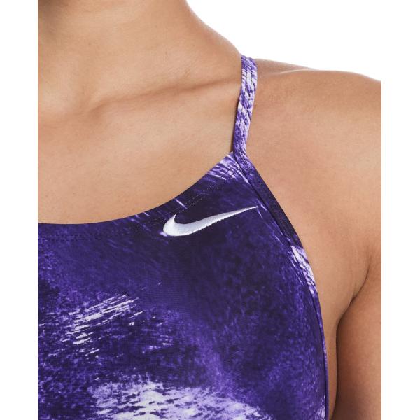 Nike Swim 女士交叉背泳衣:圖片 7
